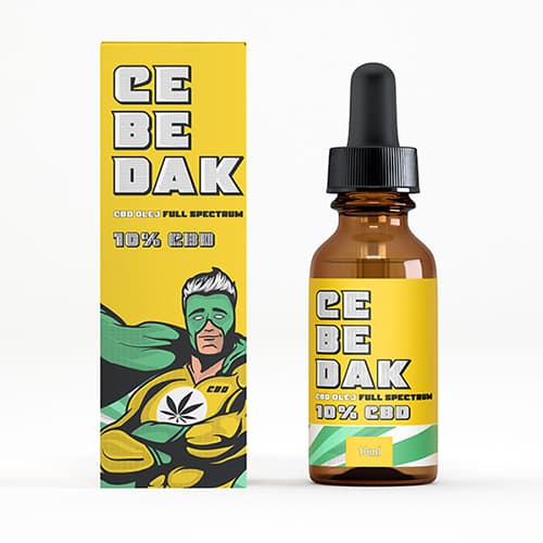 CBD olaj full spectrum 10% 1000mg 10ml CEBEDAK