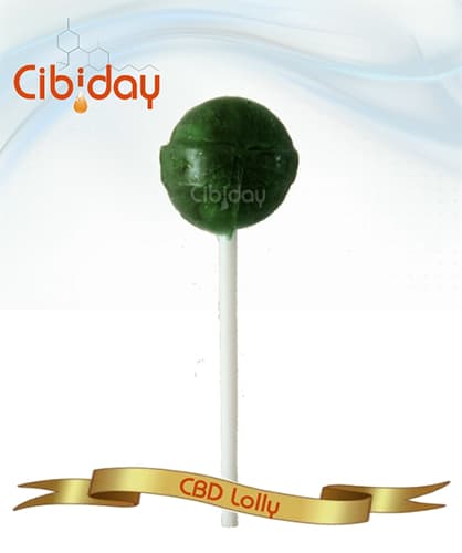 CBD Lolly Eper nyalóka 4mg 15g Cibiday 5db