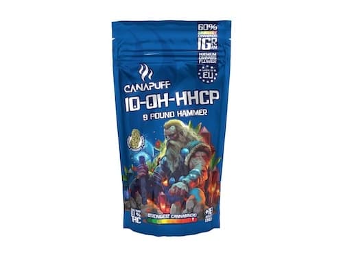 Canapuff 10-OH-HHCP virágok 9 Pound Hammer 60% 5g