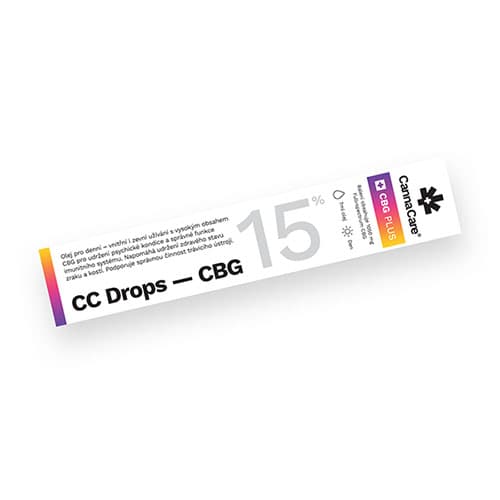 CannaCare Drops CC cseppek CBG-vel 15% 7 ml