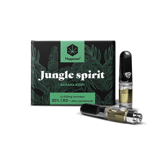 Happease Jungle Spirit patron 1200 mg 85% CBD 2db x 600 mg