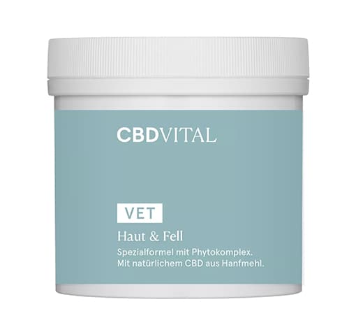CBD VITAL Haut & Fellpflege bőr- és szőrápoló háziállatok számára CBD-vel 100g