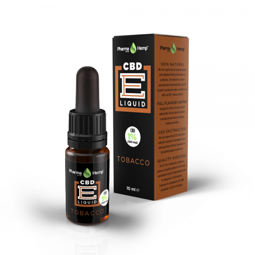 CBD e-liquid 1% 10ml dohány Pharma Hemp