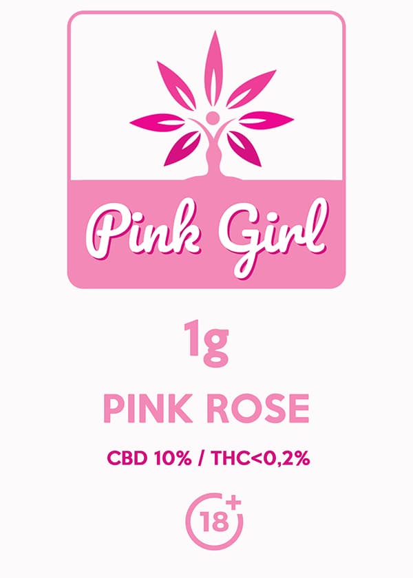 CBD virágok weed PINK ROSE 1g PINK GIRL