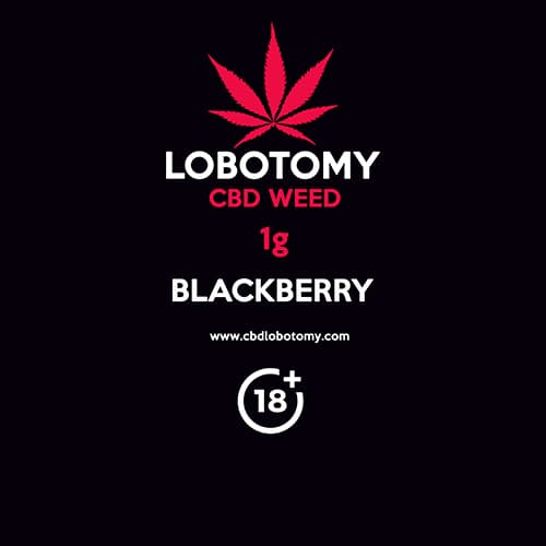 CBD virágok weed BLACKBERRY 1g LOBOTOMY
