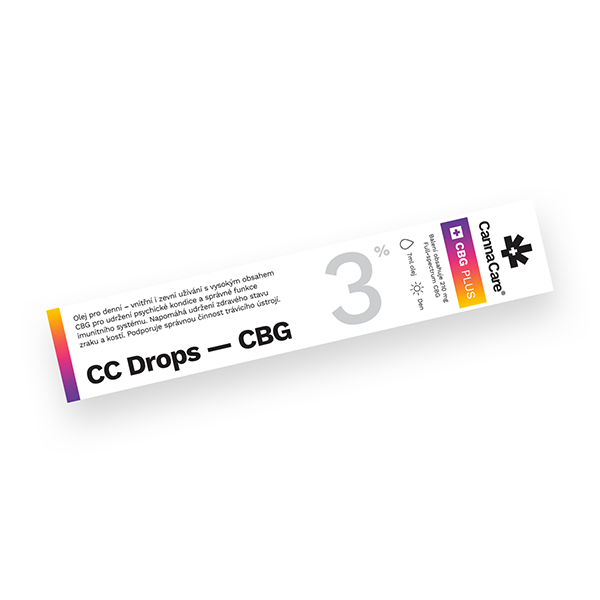 CannaCare Drops CC cseppek CBG-vel 3% 7 ml