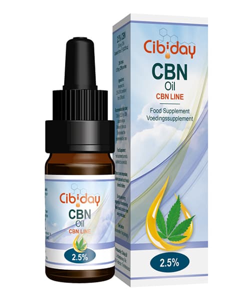 CBN olajos cseppek 2,5% 10 ml Cibiday