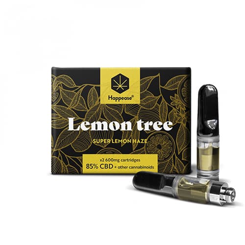 Happease Lemon tree patron 1200 mg 85% CBD 2db x 600 mg