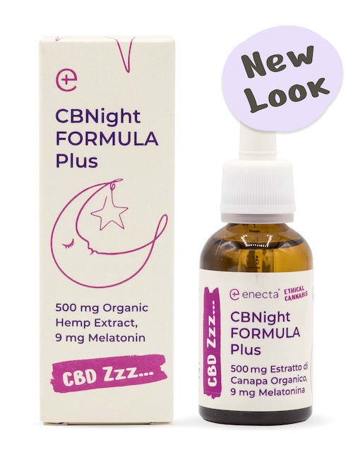Enecta CBNight PLUS kenderolaj melatoninnal 250 mg CBN 250 mg CBD 30 ml