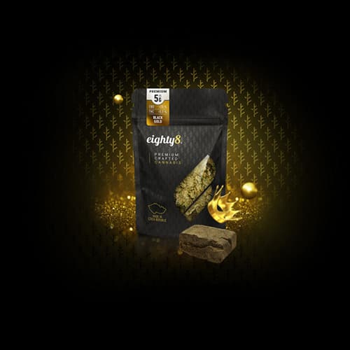 Eighty8  CBD Préselt kender Black Gold