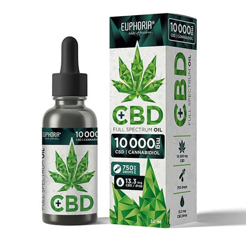 Euphoria CBD olaj 33% 10000mg 30 ml