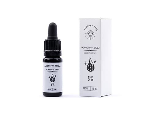 Konopný Táta CBD Kenderolaj 5% 10 ml