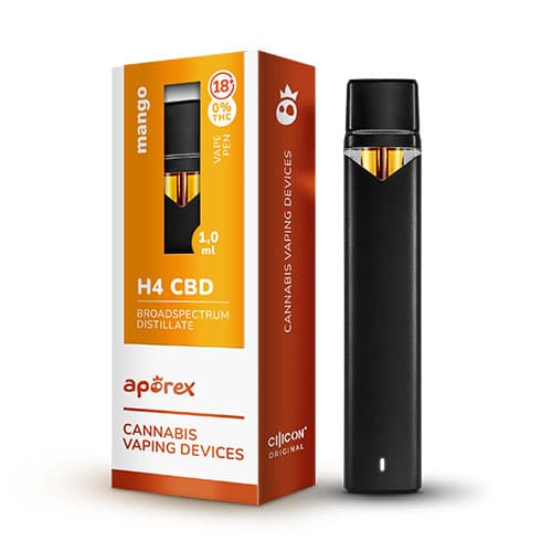 Aporex H4CBD eldobható párologtató Mango 1ml