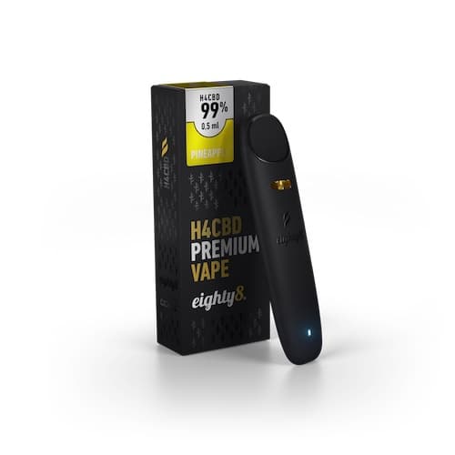 Eighty8 H4CBD Párologtató toll Pineapple 99% 0,5 ml