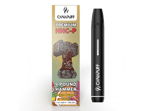 Canapuff vape pen 9 Pound Hammer 96% HHC-P 1ml