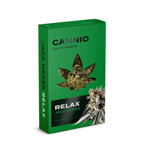 CANNIO CBD virágok RELAX Jack Herer 1g