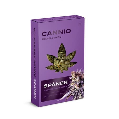 CANNIO CBD virágok SLEEP Blueberry Skunk 1g