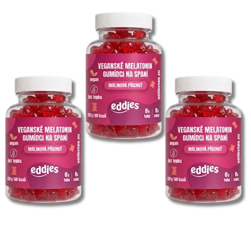 Eddies Altató gumicukor Melatoninnal VEGÁN 60db 3csomag