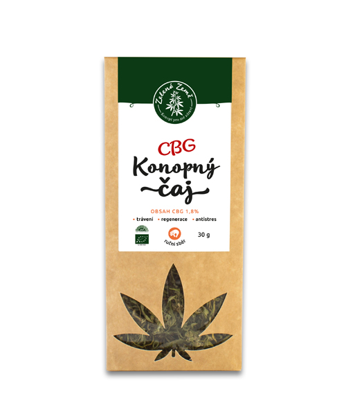 CBG kender tea1,8% 30g Zelená Země