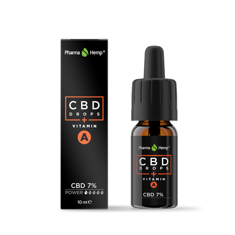 CBD drops A vitaminnal 7% 10ml Pharma Hemp