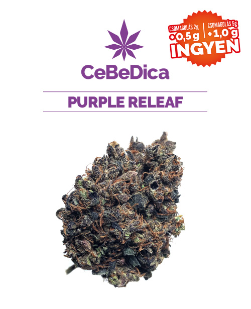CBD virágok Purple Releaf 2g CeBeDica