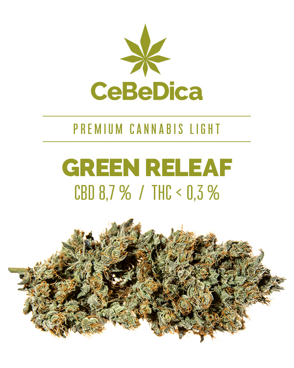 CBD virágok Green Releaf 2g CeBeDica