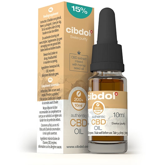 CBD olaj 15% 1500mg 10ml Hemp Seed Cibdol