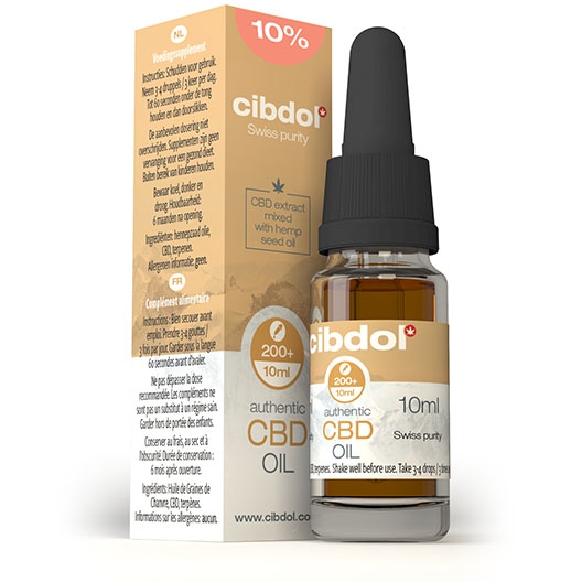 CBD olaj 10% 1000mg 10ml Hemp Seed Cibdol