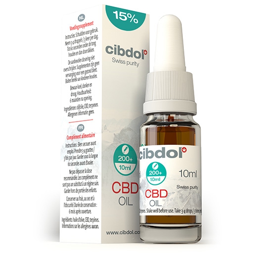 CBD olaj 15% 1500mg 10ml Cibdol