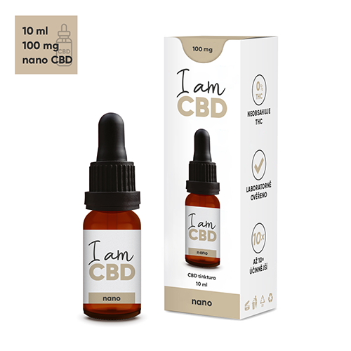 Nano CBD cseppek 100mg 10ml I am CBD