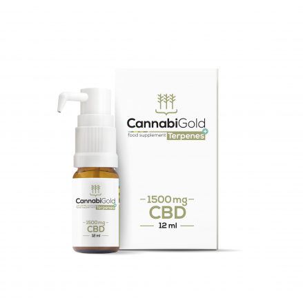 Cannabigold Terpenes CBD a terpének az olajban 1500 mg 12ml