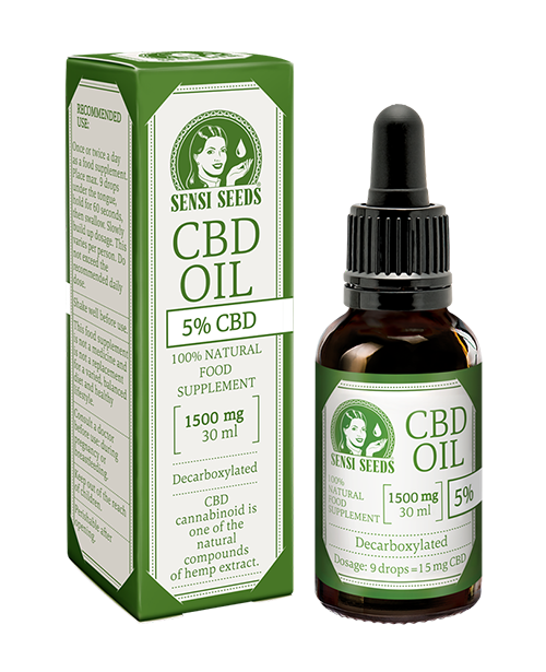 CBD olaj 5% 30ml SENSI SEEDS