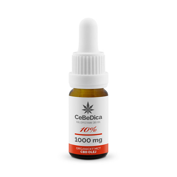 CBD olaj 10% 1000mg 10ml CeBeDica