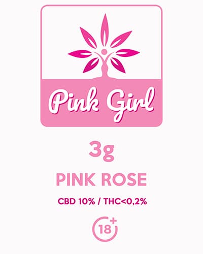 CBD virágok weed PINK ROSE 3g PINK GIRL