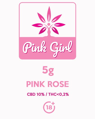 CBD virágok weed PINK ROSE 5g PINK GIRL
