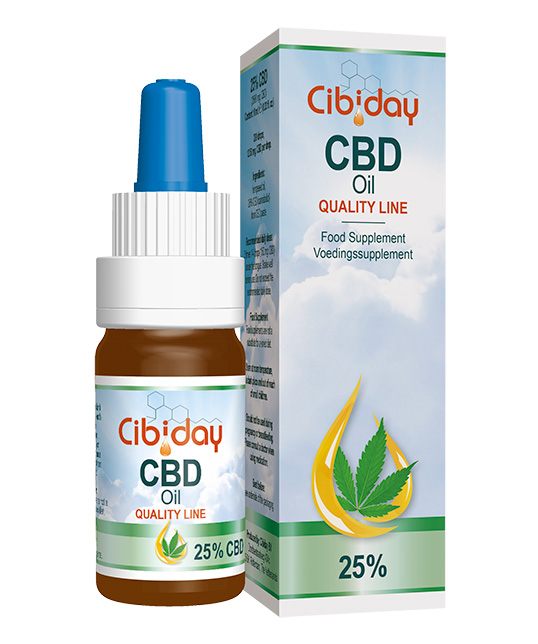 CBD olaj Original Quality Line 25% 10ml Cibiday